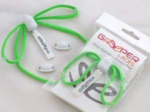 Greeper green Sports laces