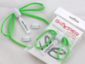 Greeper green Sports laces