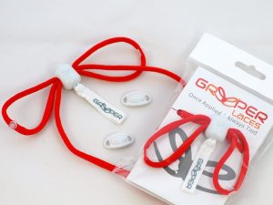 Greeper red Sports laces