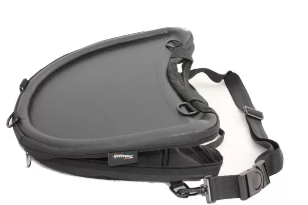 Trabasack Curve wheelchair lap tray and bag with shoulder strap