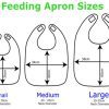 Three size dimensions of Seenin feeding apron