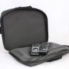 Trabasack Mini wheelchair lap tray and bag open