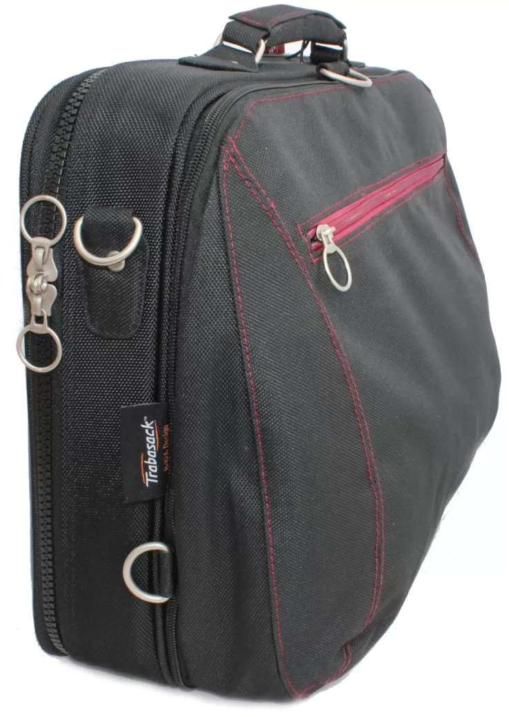 Trabasack Max expandable wheelchair lap tray side zips