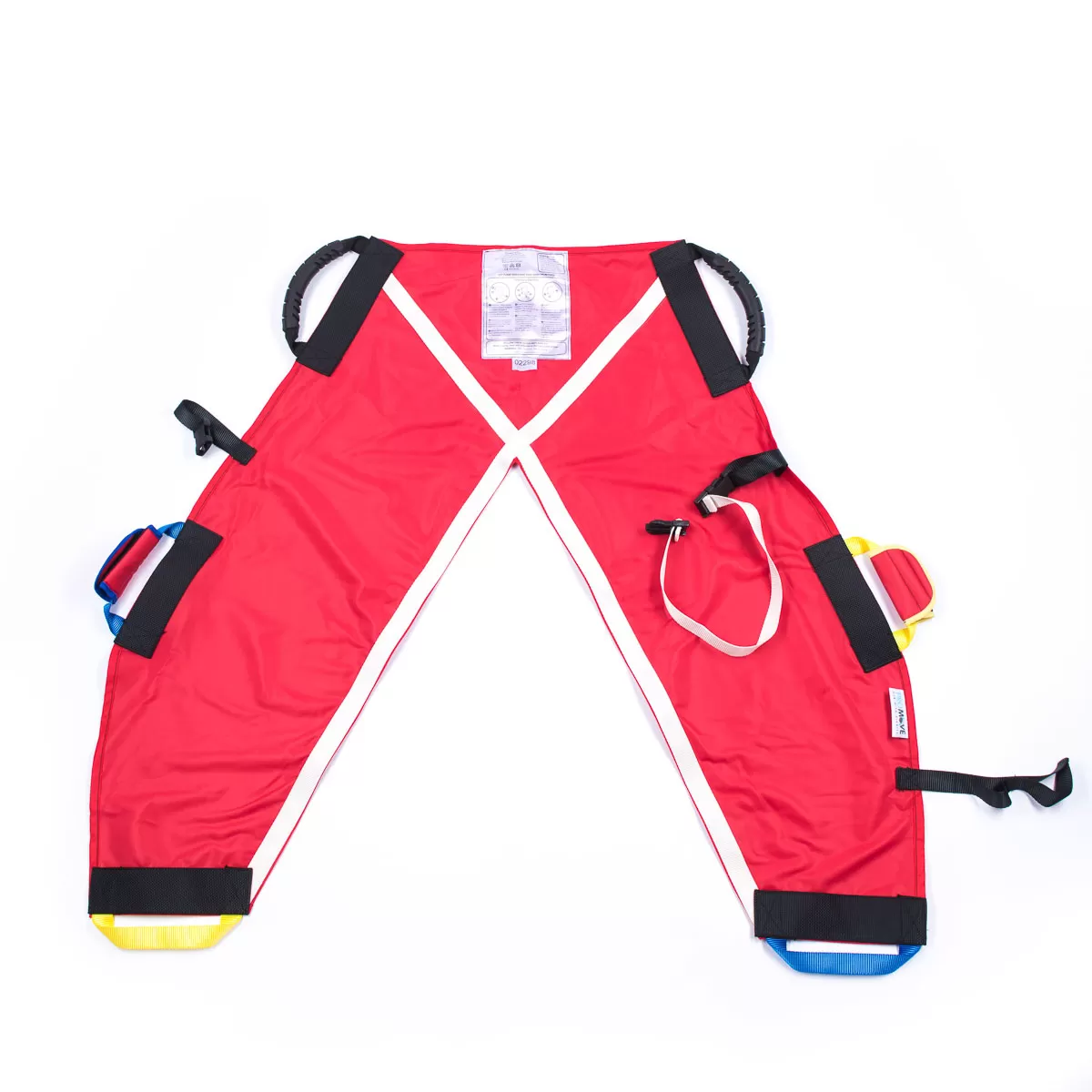 Back of red ProMove hoist sling for disabled children and young adults