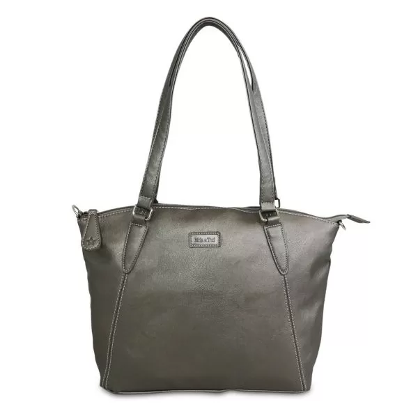 Sam Renke handbag in metallic grey