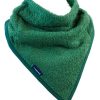 Seenin kerchief bib for a disabled child in green