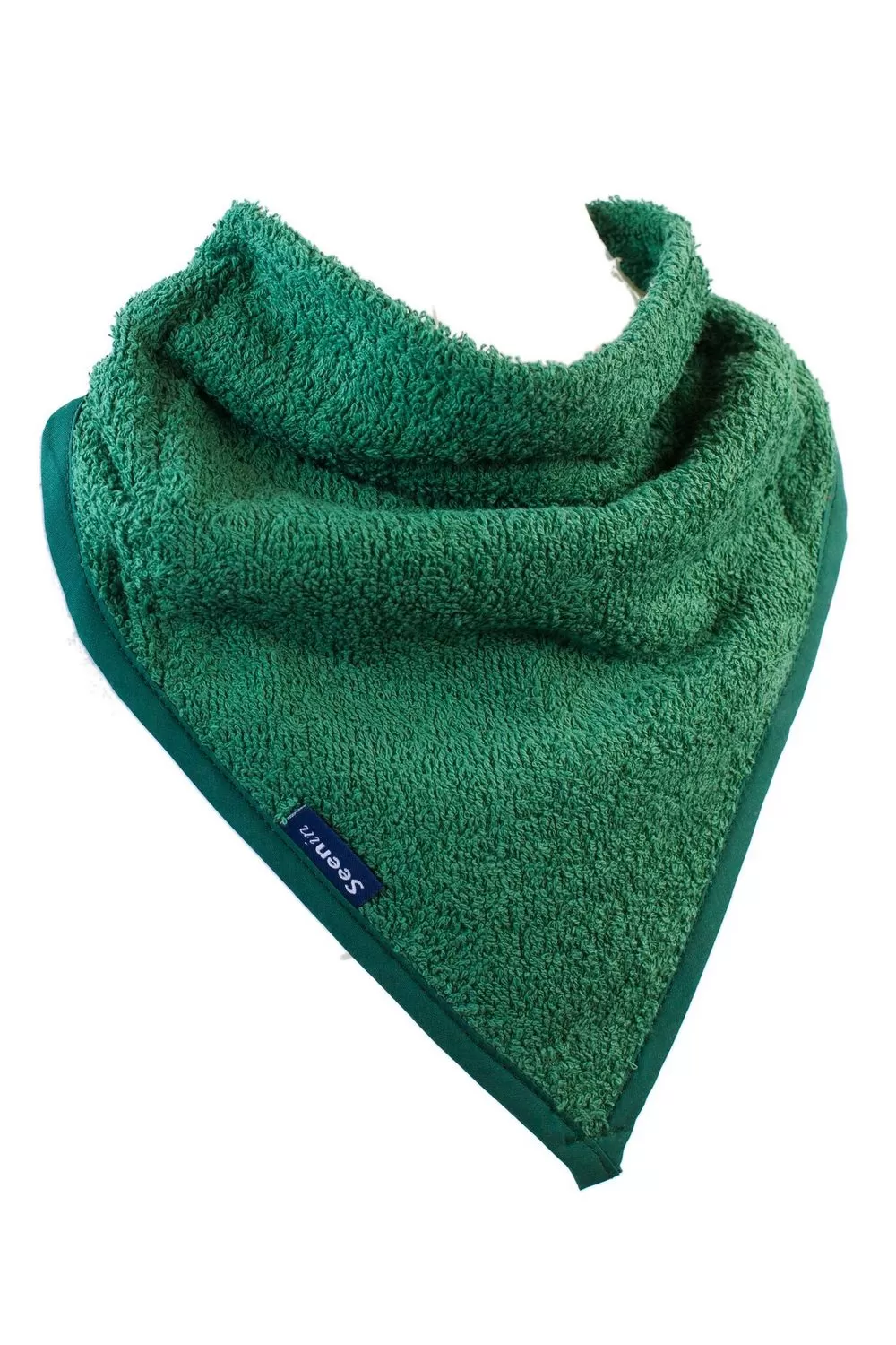Seenin kerchief bib for a disabled child in green