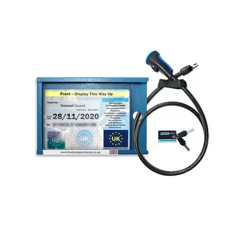 Single blue badge anti-theft device