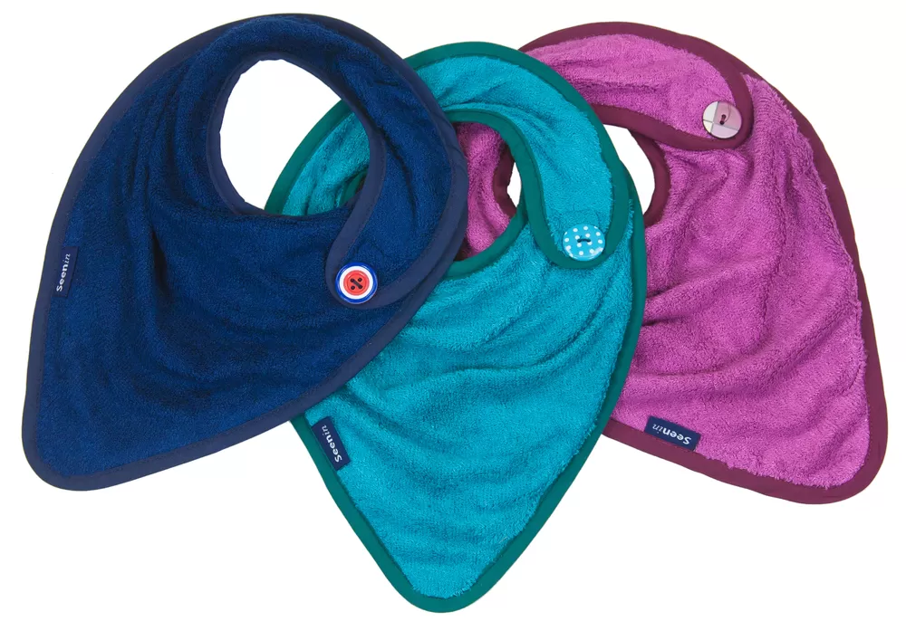 Seenin Adult Bamboo Towelling Side-Fastening Kerchief