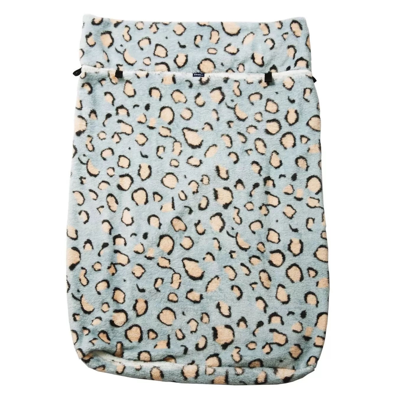 Seenin fleece wheelchair leg cover leopard print