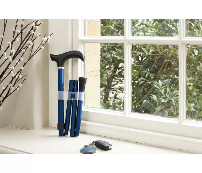 Navy Folding Walking Stick