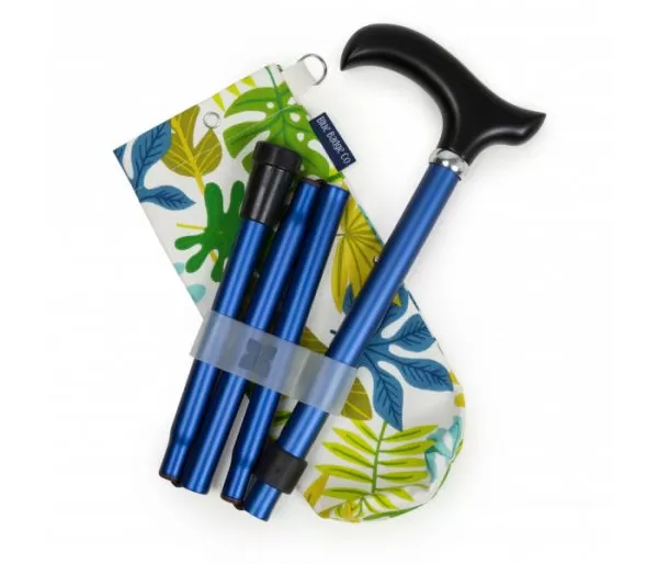Navy Walking Stick and Jungle Bag