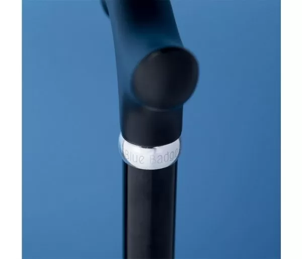 Black Freestanding Folding Walking Stick