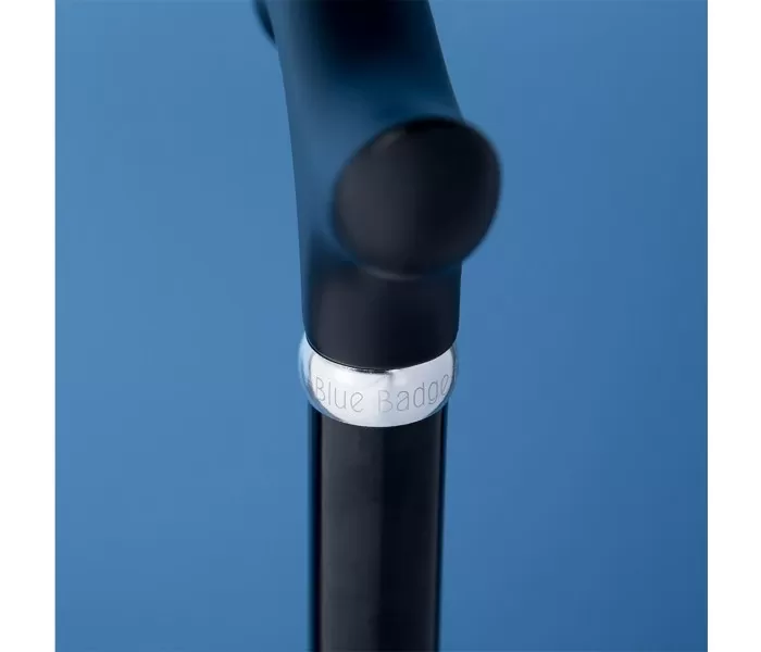 Black Freestanding Folding Walking Stick