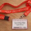 Keep 2M social distancing card - lanyard or badge - Image 6