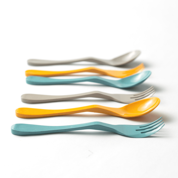 Knork eco-friendly fork and spoon 6 piece set
