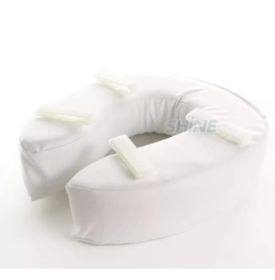 picture showing straps on the bottom of the cushion.