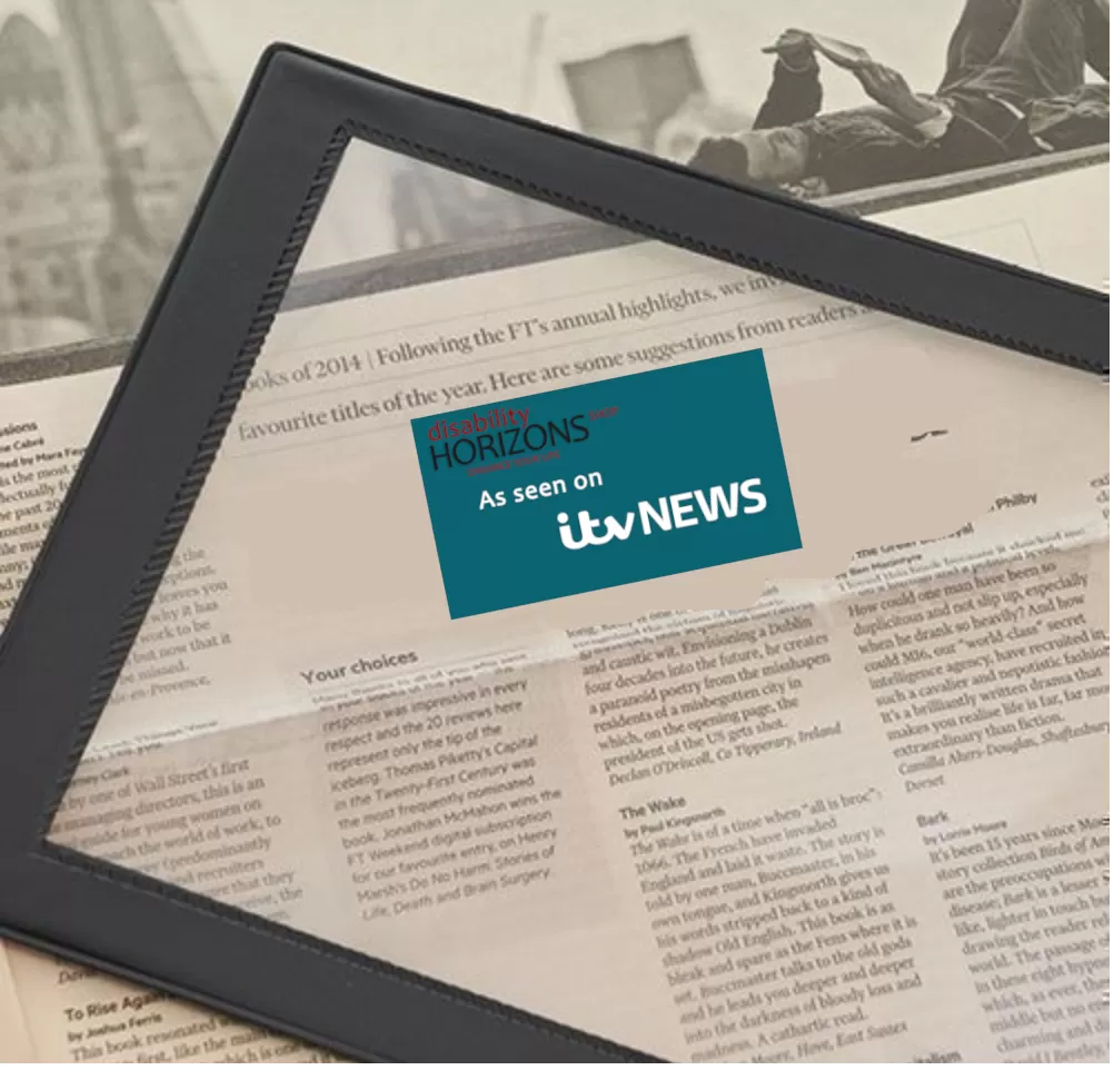 sheet magnifier in action