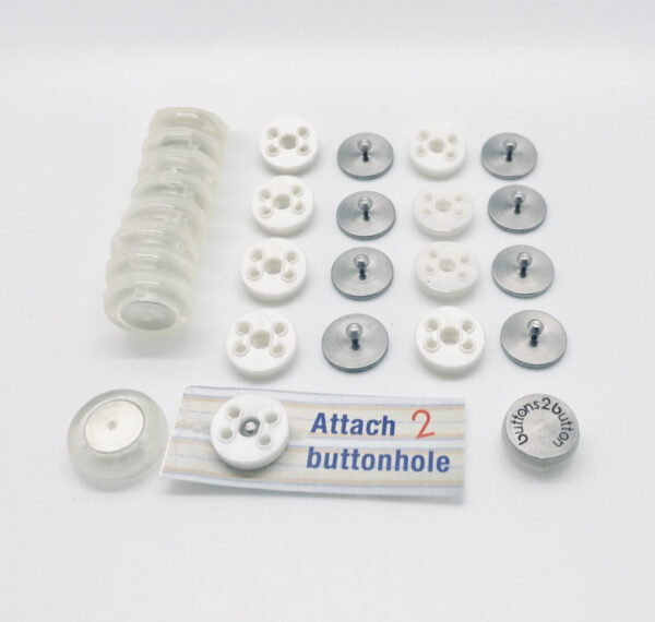 Buttons 2 Button - adaptive no-sew magnetic buttons