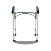 Folding toilet frame