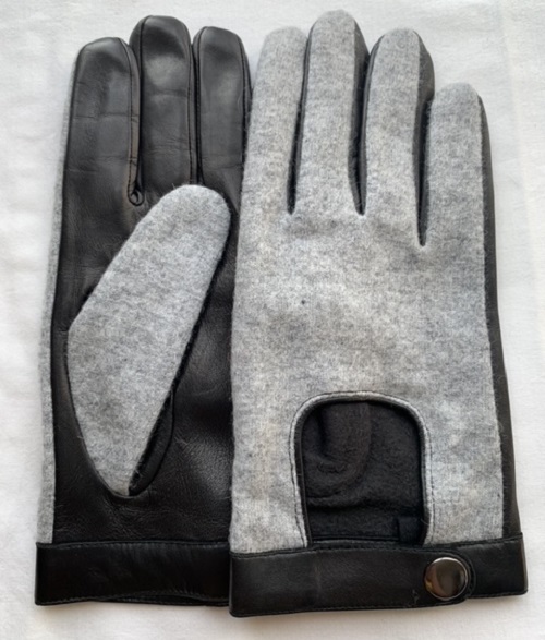 Hands of Warriors wheelchair gloves with black leather and great fabric