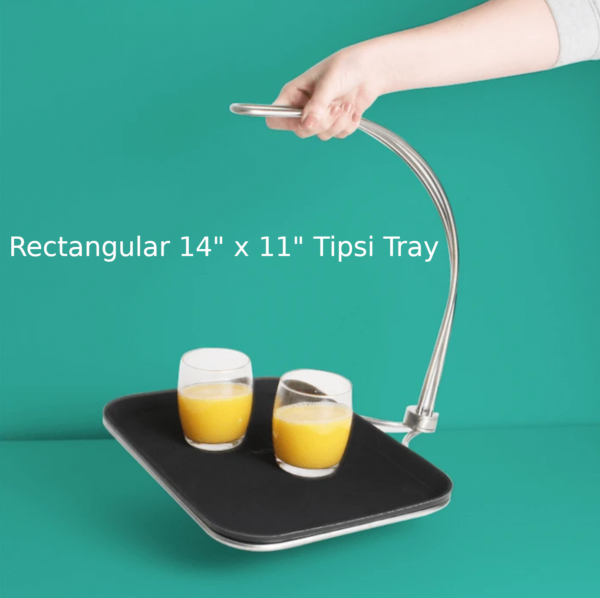Rectangular 14 inch by 11 inch Tipsi Tray