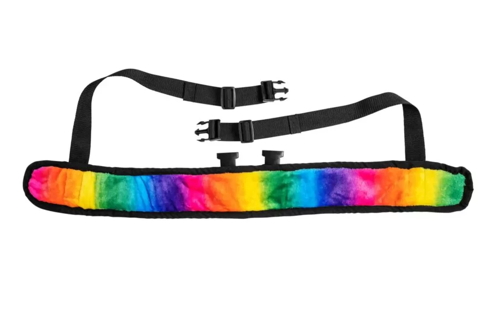 Rainbow coloured ableharness