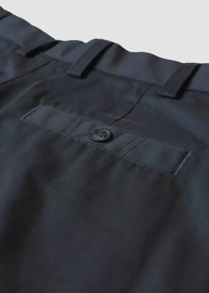 Men’s Seb straight fit velcro fastening pure cotton chino - Navy or Stone - Image 7