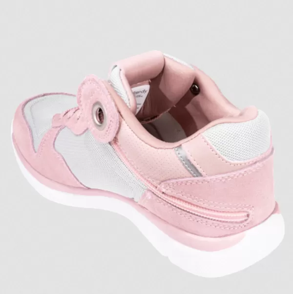 Excursion mid-top womens pink & grey disability footwear - Image 4