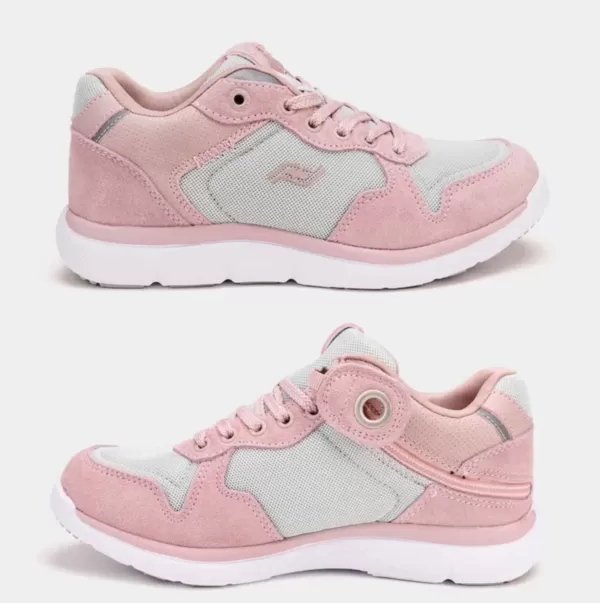 Excursion mid-top womens pink & grey disability footwear - Image 2