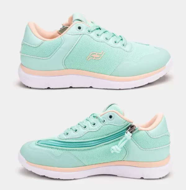 voyage mint womens friendly shoes adaptive shoes. left and right shot