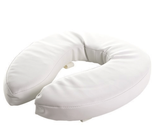 Soft raised toilet seat