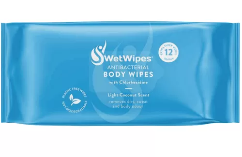 FreshWipes anti-bacterial body wipes