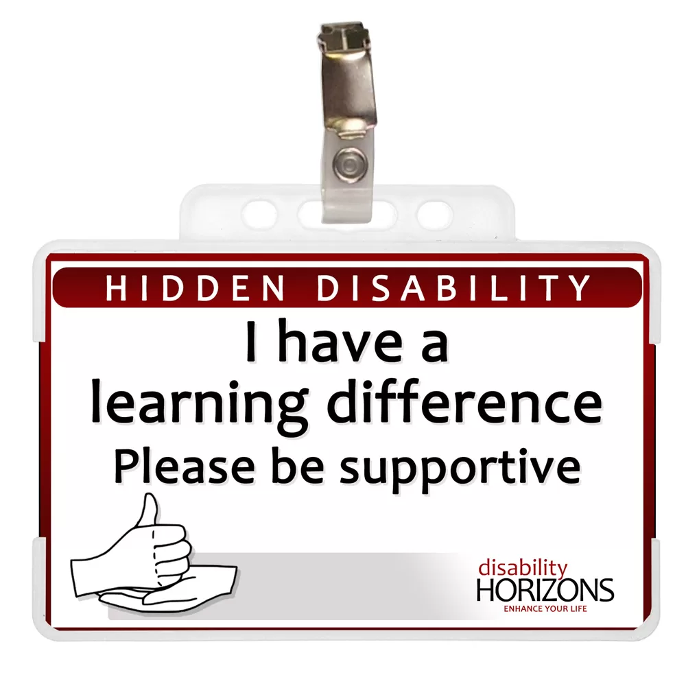 Learning disability awareness card and lanyard - Image 6