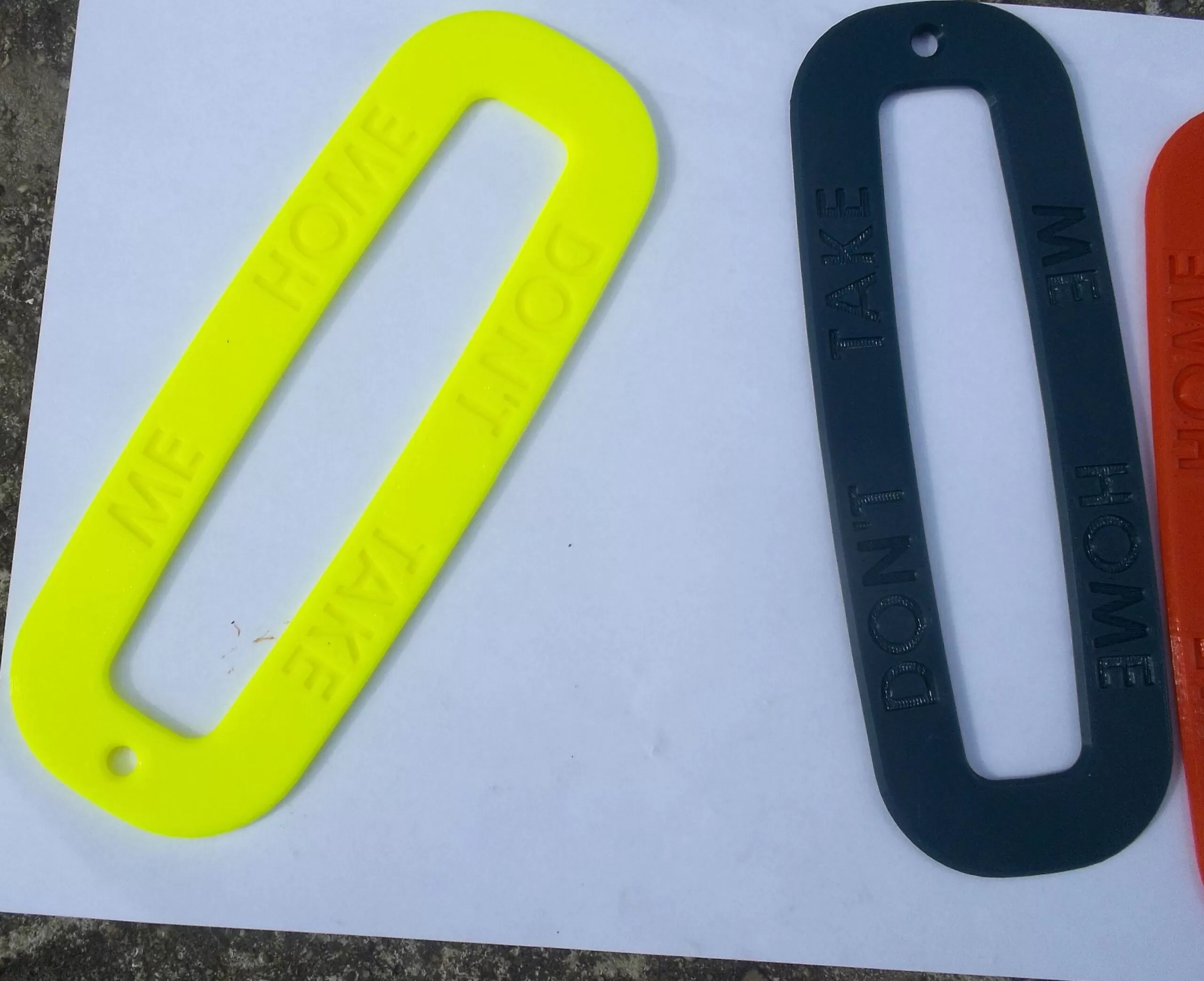 Don't Take Me Home! - extra large key fob for important keys - Image 8