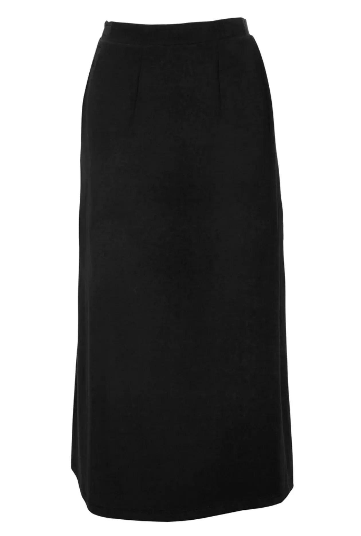 Women's Debbie a-line velcro fastening skirt maxi length - Navy - Image 4
