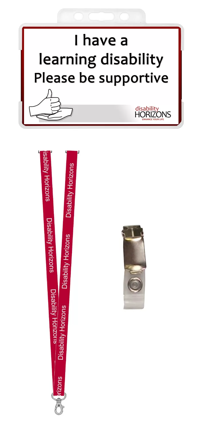 Learning disability awareness card and lanyard - Image 2