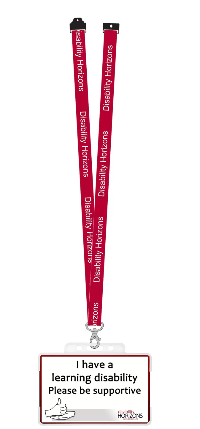 Learning disability awareness card and lanyard - Image 3