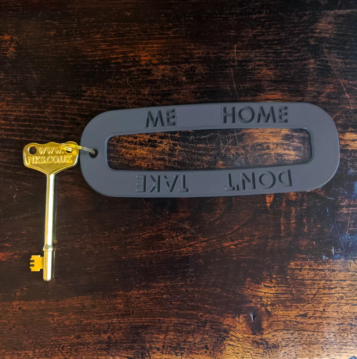 Don't Take Me Home! - extra large key fob for important keys - Image 2