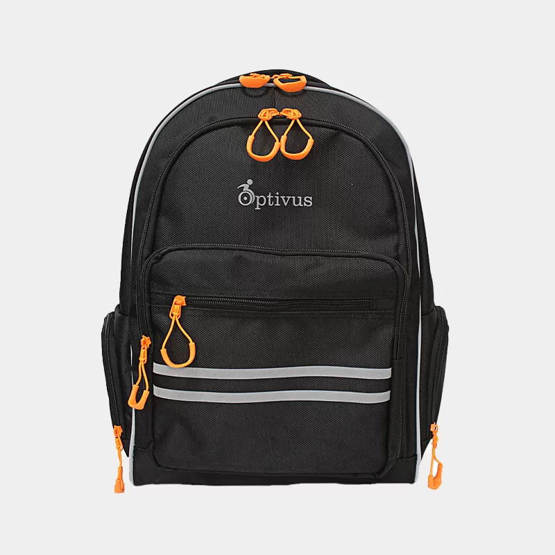 Optivus black wheelchair bag