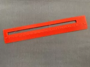 Dyslexic ruler reading aid - orange