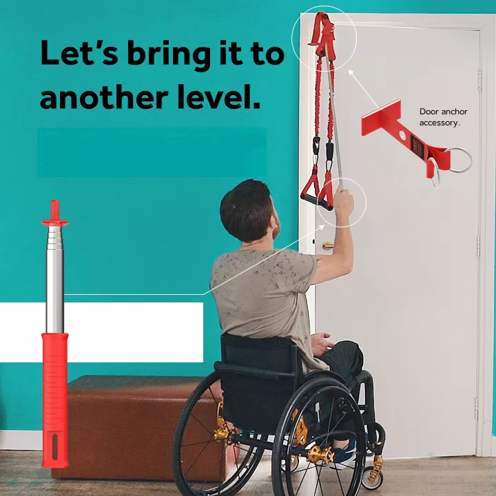 Image showing man uses the fusion wheel attached to his door