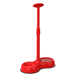 no-bend pet bowl with height adjustable handle