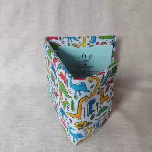 Handmade fabric blue badge holders - 8 different designs - Image 6