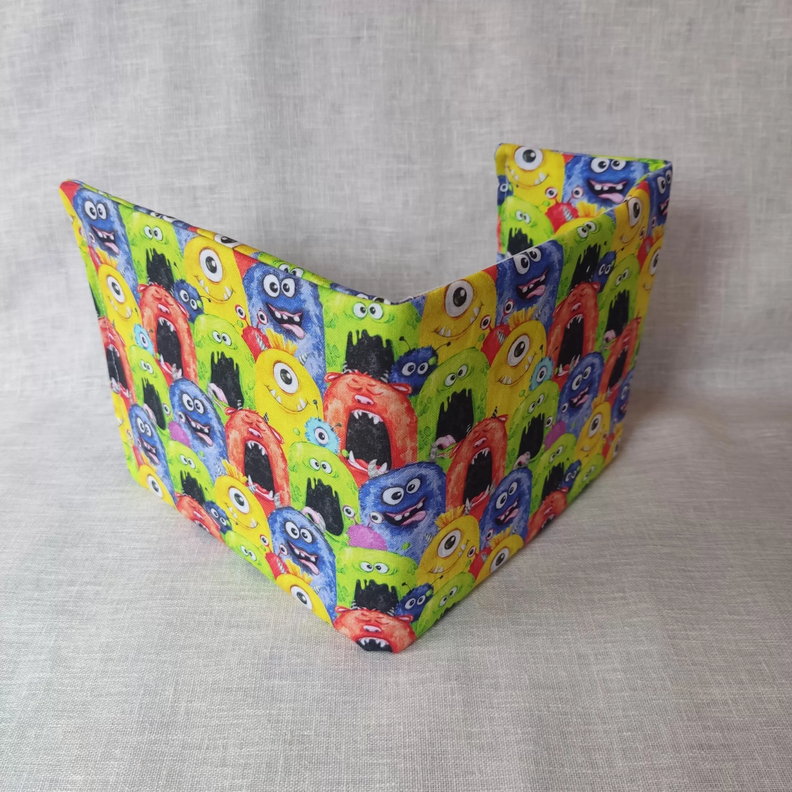 monsters blue badge holder back shot