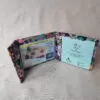 Handmade fabric blue badge holders - 8 different designs - Image 14