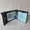 Handmade fabric blue badge holders - 8 different designs - Image 12