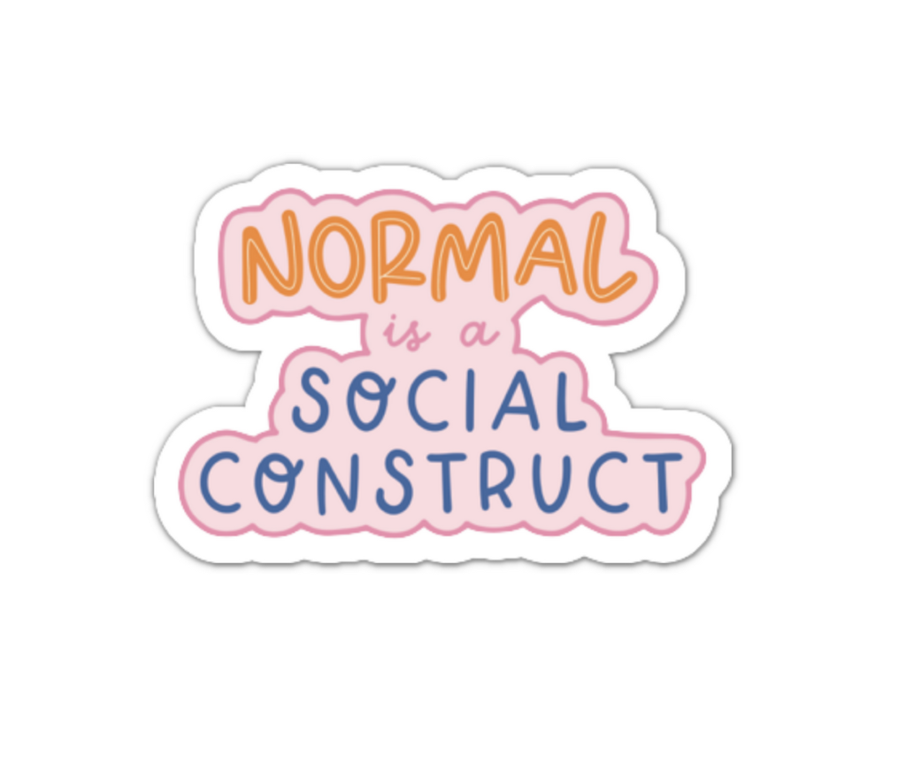 normal is a social construct sticker main image