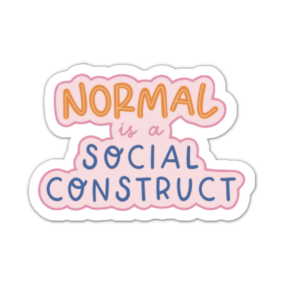 normal is a social construct sticker main image