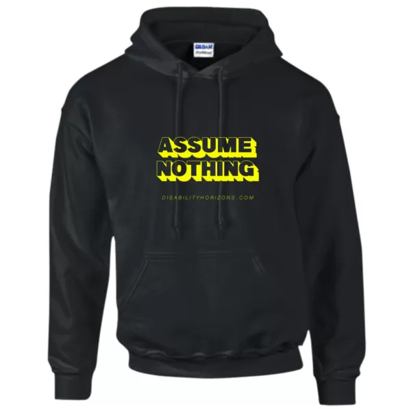 assume nothing yellow text main image